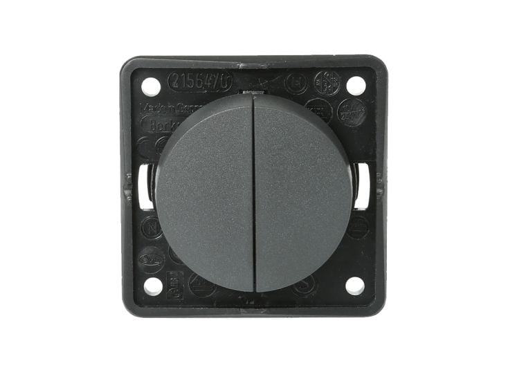 Berker integro interruptor basculante - antracita
