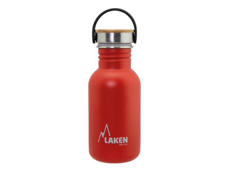 Laken Basic Bamboo botella para beber de 500 ml - Red