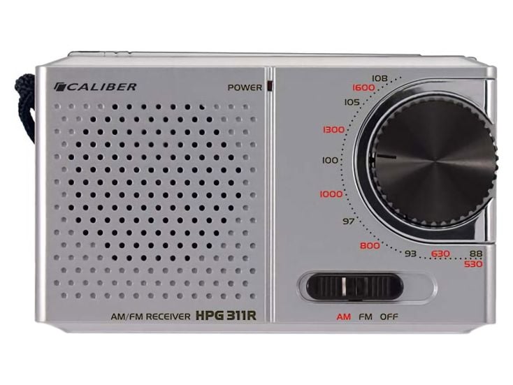Caliber HPG311R radio FM portátil