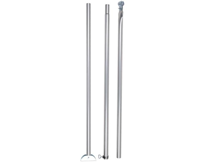 CampKing varilla antitormenta con pie plegable aluminio 28 mm