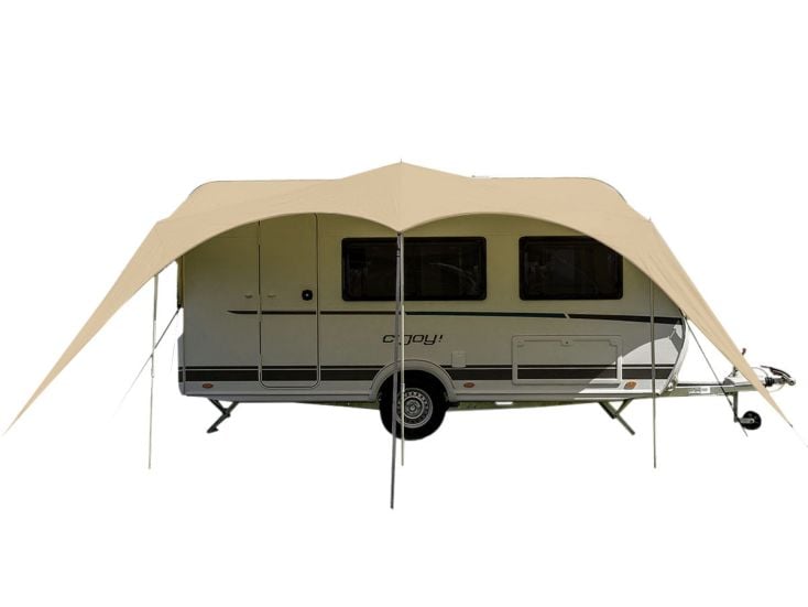 Campooz Trekking toldo beige de 275 cm para caravana