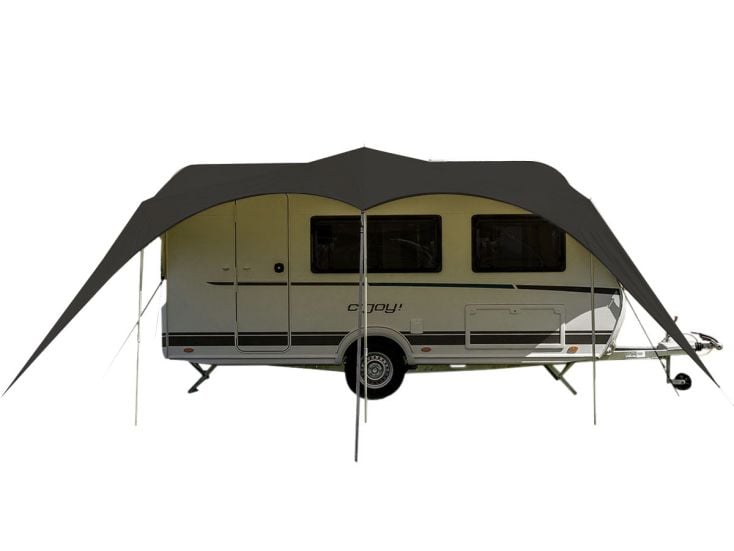 Campooz Trekking toldo negro de 275 cm para caravana