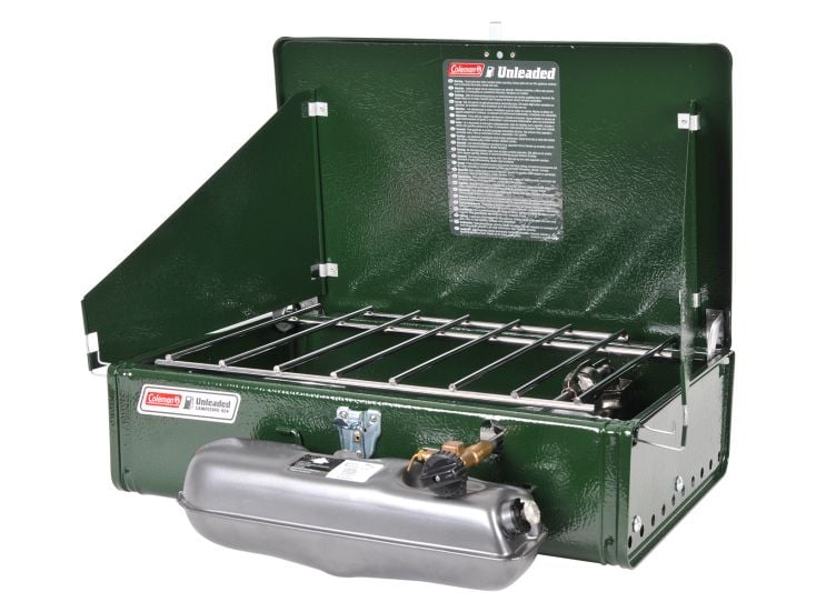 Coleman Unleaded two-burner 424 cocina