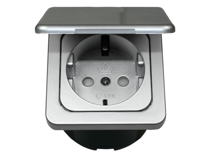 Haba tomacorriente de pared - Silver