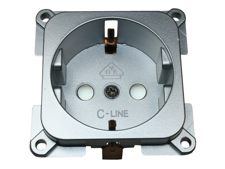Haba C-line tomacorriente de pared - Silver