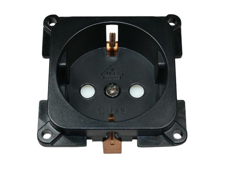 Haba C-line tomacorriente de pared - Black