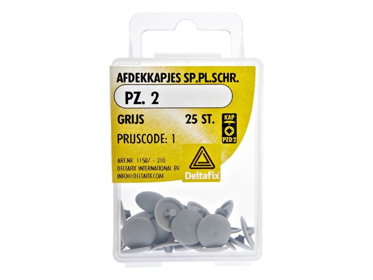 Tapa protectora para tornillo para tableros aglomerados Deltfix - Grey