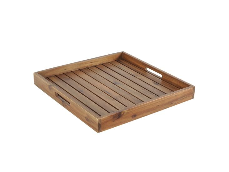 Outdoor Feelings bandeja de acacia de 50 x 50