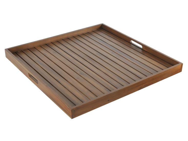 Outdoor Feelings bandeja de acacia de 80 x 80