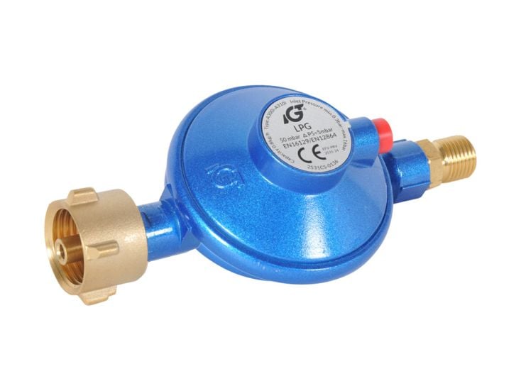 Obelink 50 mbar 1/4" izquierda G12 regulador de presión