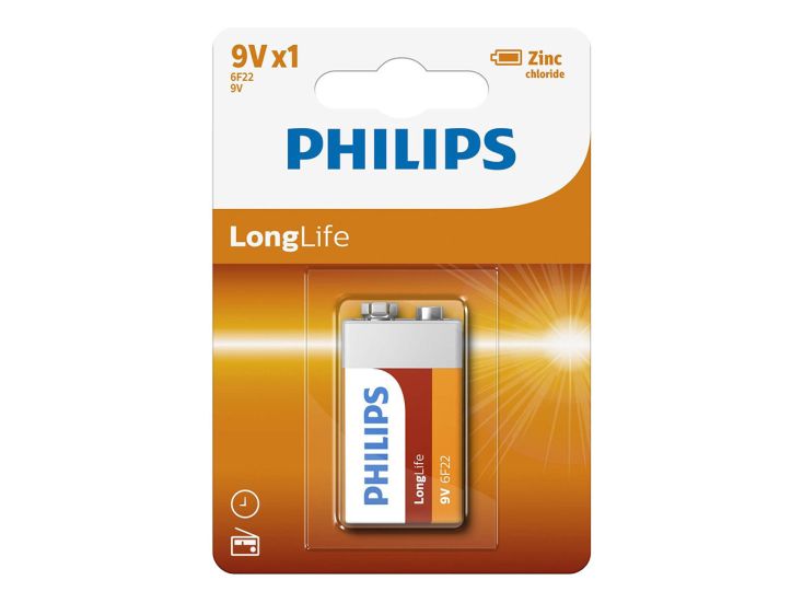 Philips LongLife pilas de 9V