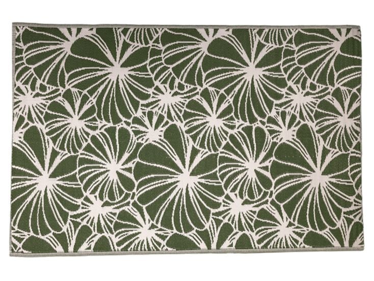 Esschert diseño floral alfombra exterior