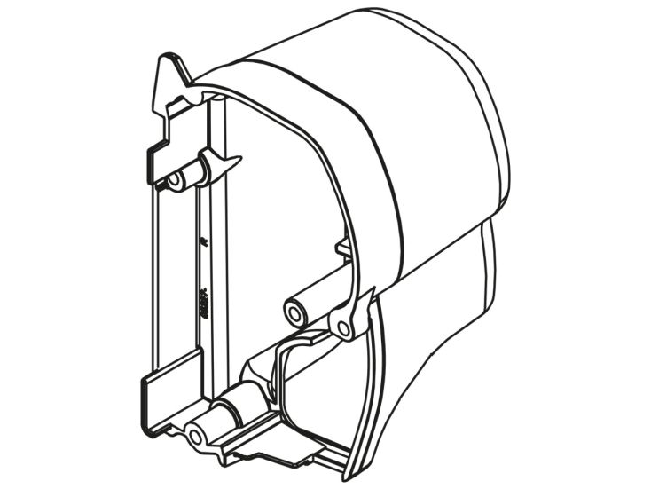 Fiamma tapa derecha de casete F45S 2020 Polar White