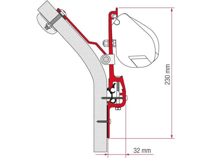 Fiamma F35 adaptador Eriba Touring
