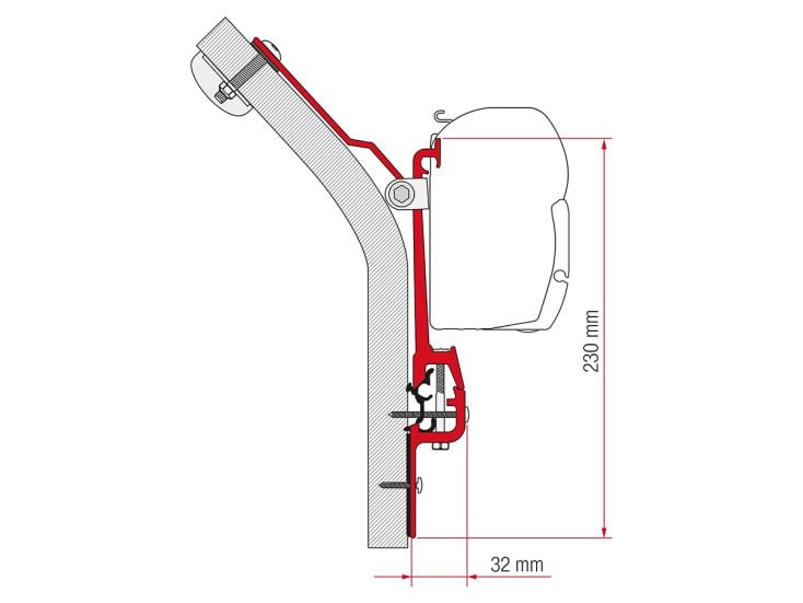 Fiamma F45 adaptador Eriba Touring