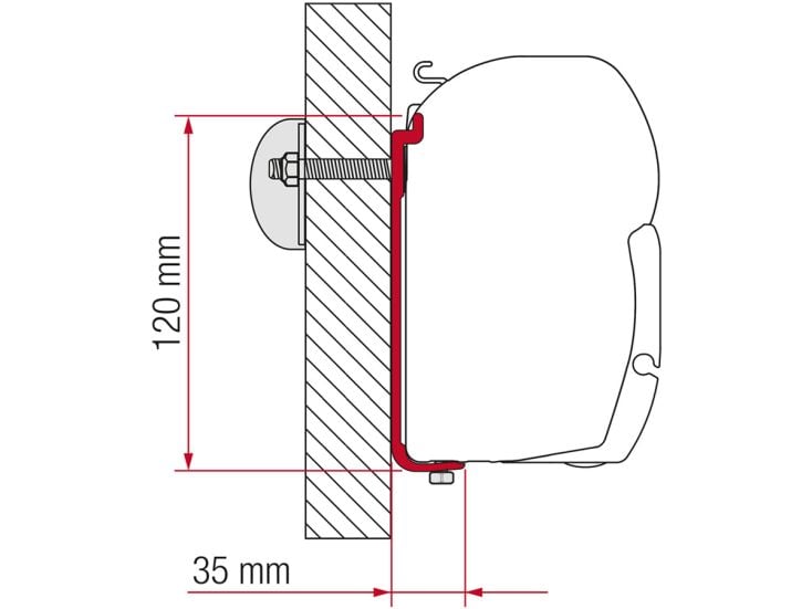 Fiamma KIT F45 AS 110 - adaptador