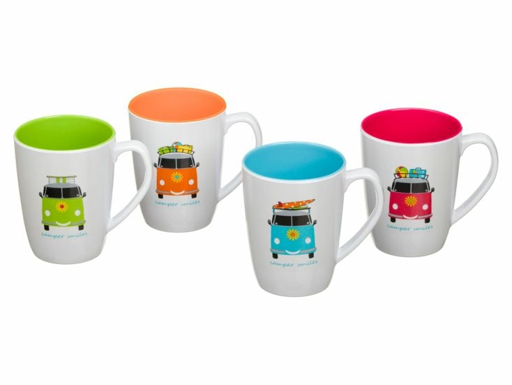 Flamefield Camper Smiles juego de tazas