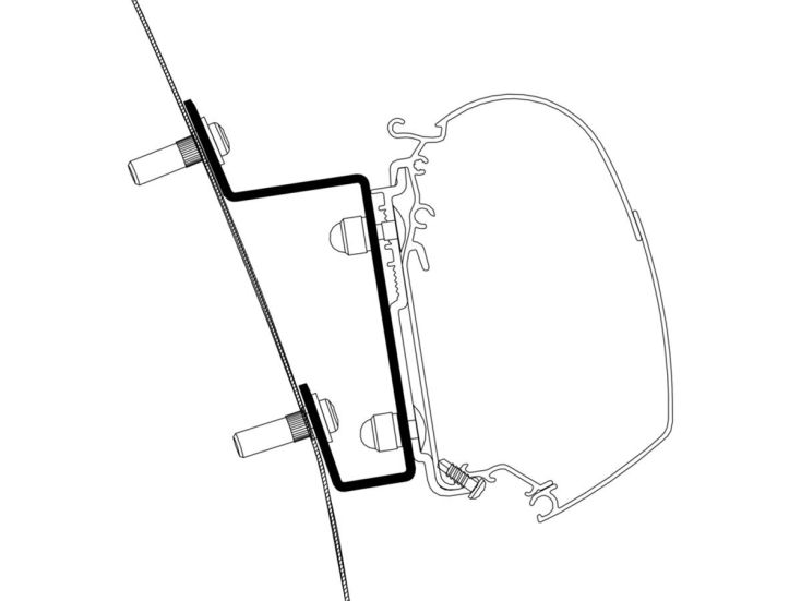 Thule adaptador 5200 Ford Transit H3