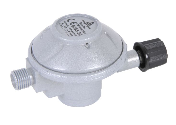 Regulador presión de gas para bombona