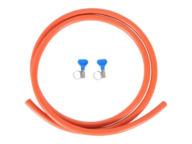 Obelink mangueras de gas con abrazaderas - 2 m
