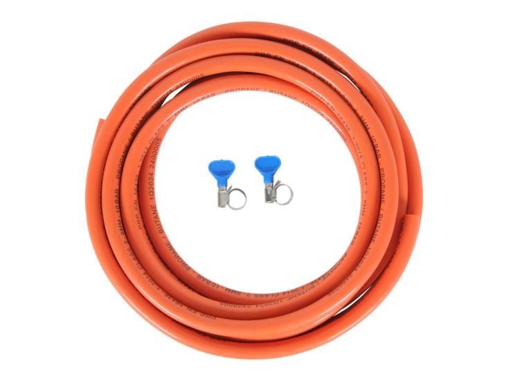 Obelink manguera de gas con abrazaderas - 5 m
