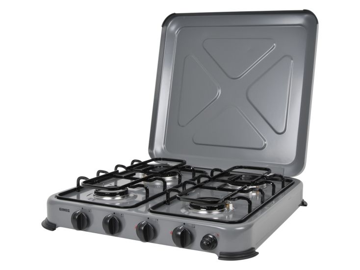Gimeg cocina 4 quemadores con seguridad y encendido automático