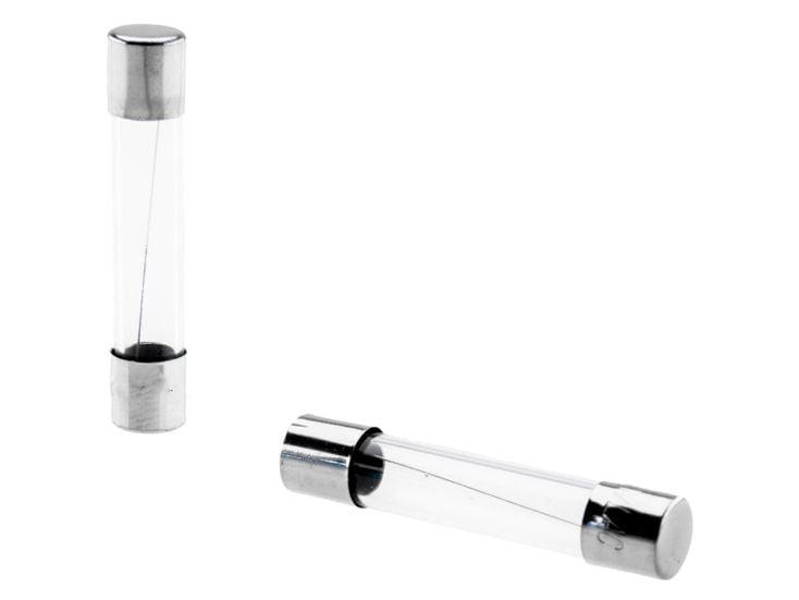 Set de fusibles largos de vidrio 25 A