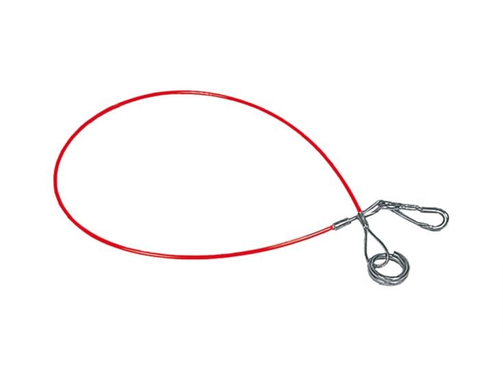 Haba cable de seguridad con anilla - 1 m