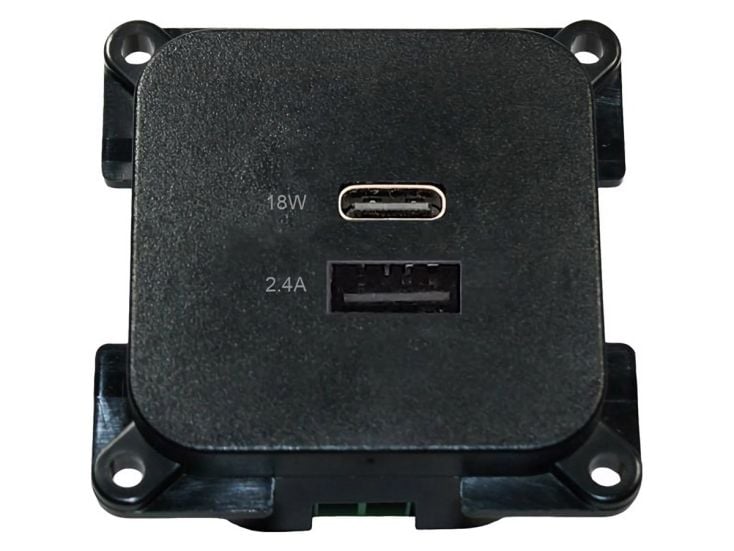 Haba C-line USB A+C toma de contacto