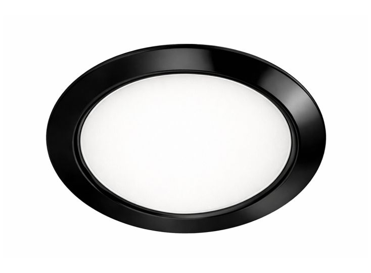 Haba Cerna foco empotrable LED negro sin interruptor