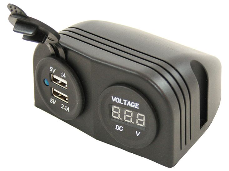 Haba indicador de voltaje de USB de superficie