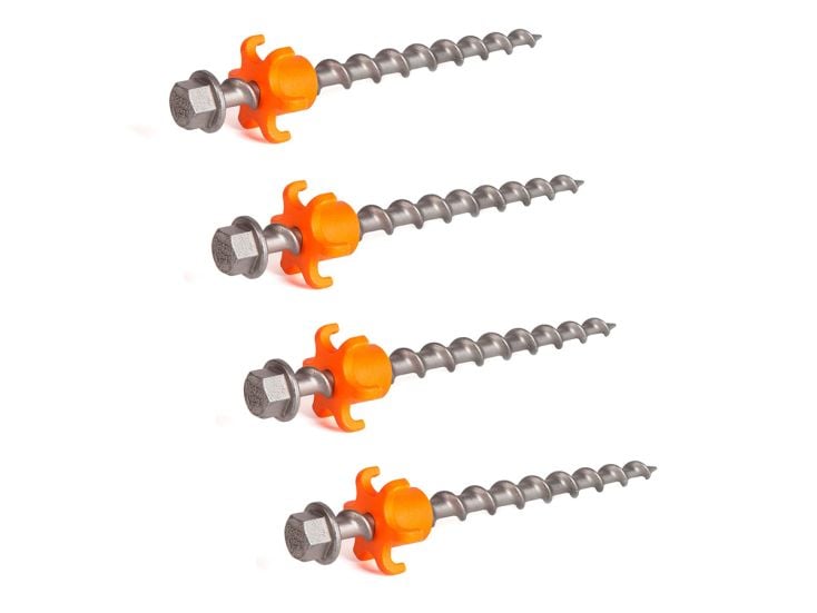 Peggy Peg Peg & Stop Heavy Duty piquetas de tornillo
