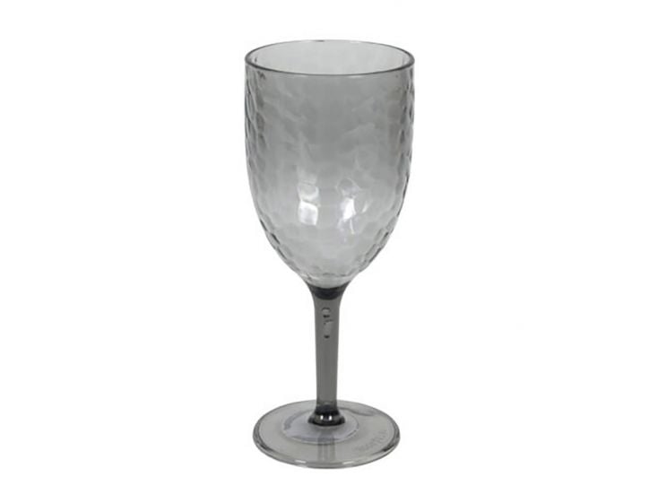 Copa de vino gris transparente de Ø 8 cm