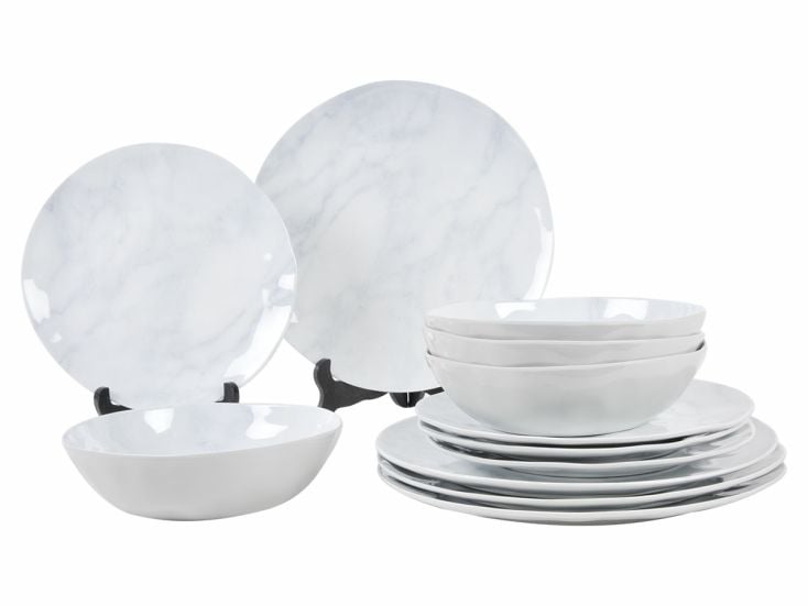 Kampa Marble set de vajilla de 12 piezas
