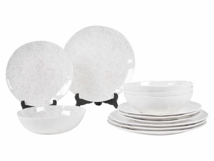 Kampa Natural Stone set de vajilla de 12 piezas