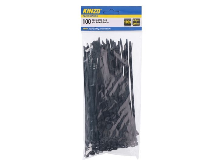 Kinzo bridas de 4,8 x 200 mm