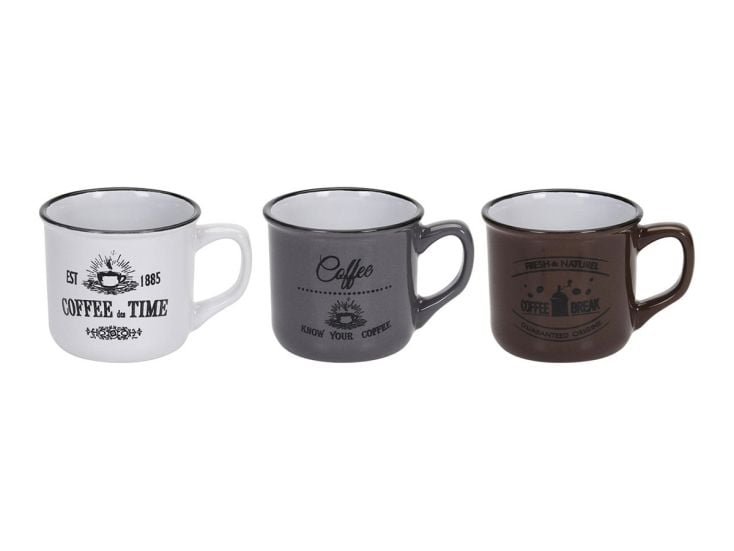 Set de 3 tazas de 180 ml