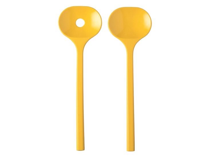 Mepal Bloom set de cubiertos para ensalada - Pebble Yellow