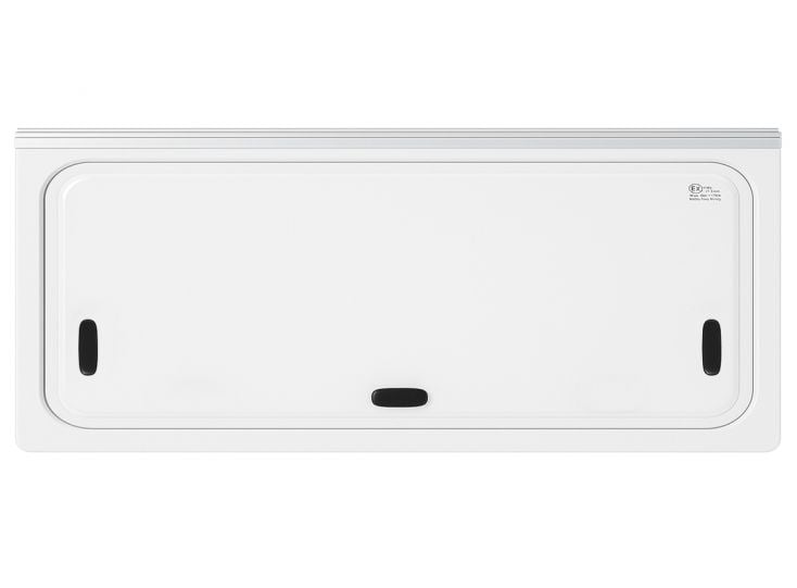 Obelink ventana plegable de doble cristal 70 x 30 - Gris