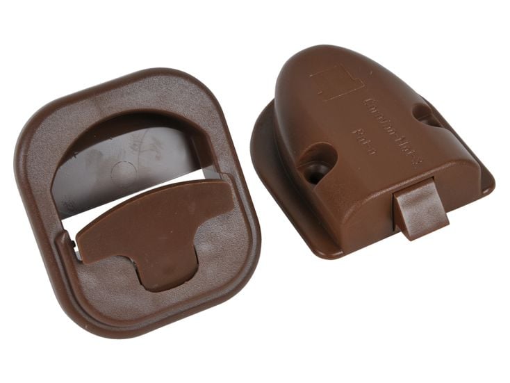 Obelink cierre empotrable puerta armario - Dark brown
