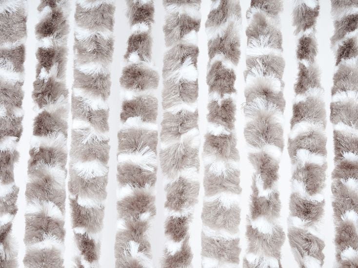 Obelink cortina de chenilla color topo de 185 x 56