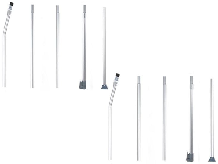 Obelink Aluminium Quick set de varillas de apoyo
