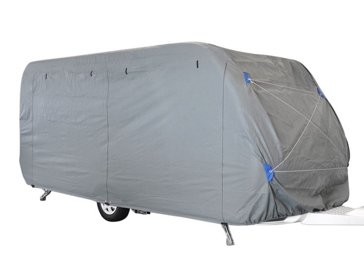  MASO - Funda de remolque para caravana, protector impermeable  para autocaravana de nailon 86.6 x 68.10 pulgadas, color gris : Todo lo  demás