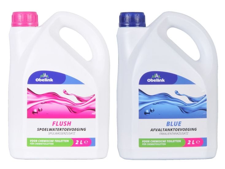 Obelink Blue Toilet tanque aguas residuales y aditivo agua descarga
