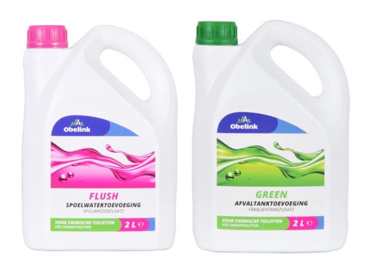 Obelink Green Toilet tanque aguas residuales y aditivo agua descarga