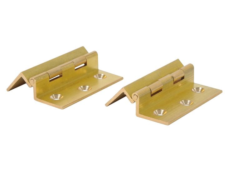 Obelink bisagras de ángulo recto - dorado