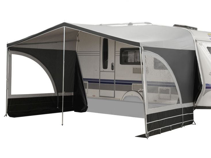 Obelink Panorama Grey 240 tamaño 7 (806 - 830 cm) toldo para caravana