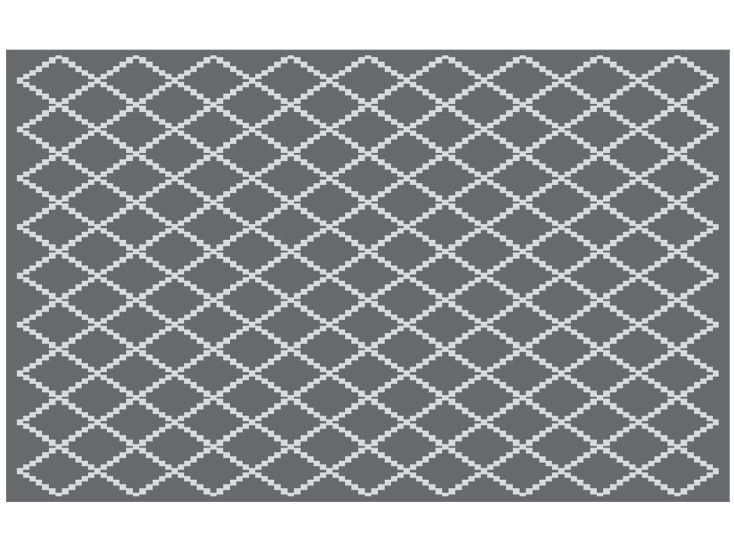 Obelink Patio Mat Diamond 370 x 270 cm alfombra tienda de campaña