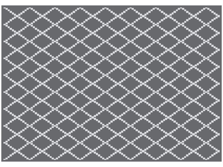 Obelink Ruit 410 x 290 cm alfombrilla patio