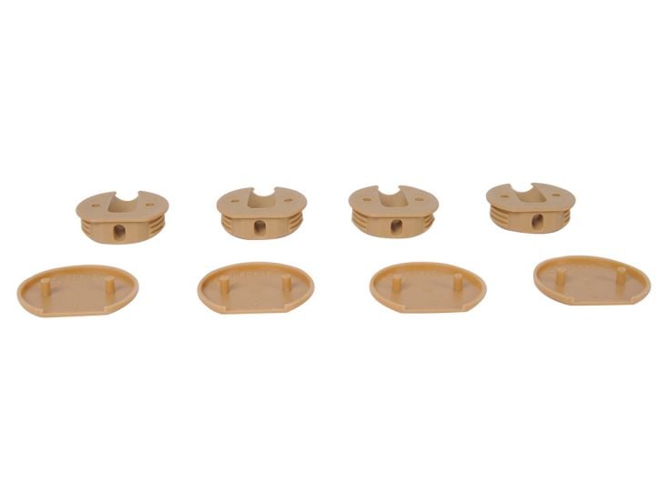 Obelink conectores de esquina redondos - Brown